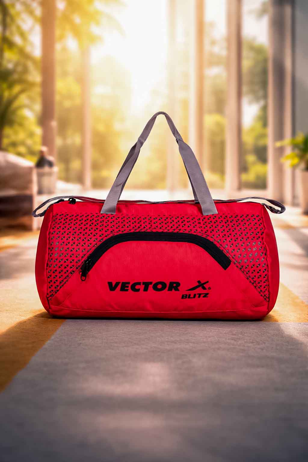 Vector X Blitz Gym Bag for Men|Gym Bag with Shoe Compartment|Gym Bag &