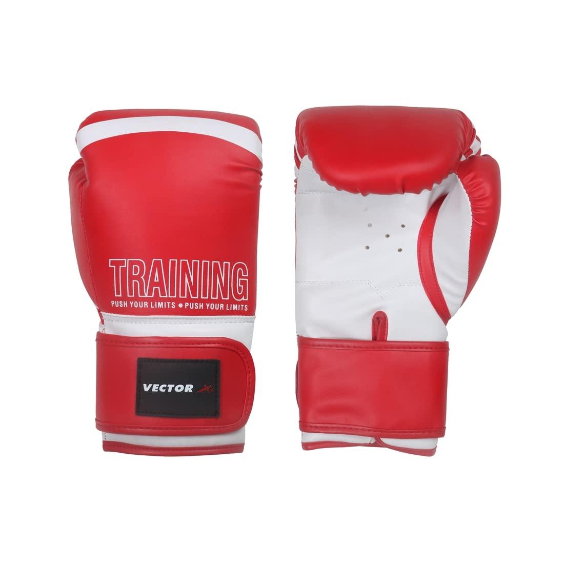 Vector X Training Boxing Gloves Material Pair of Glove Red)