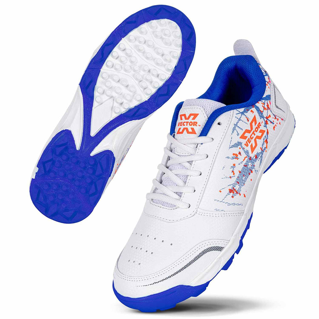 Vector X Target Plus Synthetic Upper|PVC Outsole|Padded Ankle|EVA Insole Sports Footwear Cricket Shoes For Men