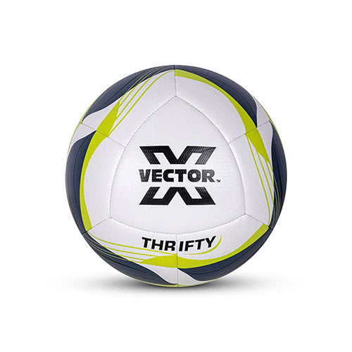 Vector X Thrifty Textured TPU Machine Stitched Football/Suitable for Soft & Wet Ground, Hard Ground with Grass & Artifical Turf, Training Match Ball, Size 5 (Pack of 1)