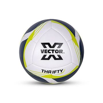 Vector X Thrifty Textured TPU Machine Stitched Football/Suitable for Soft & Wet Ground, Hard Ground with Grass & Artifical Turf, Training Match Ball, Size 5 (Pack of 1)