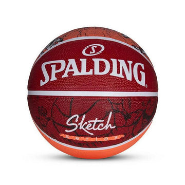 Spalding Sketch Crack Ball 84380Z, Unisex, Basketball, Blue, 7, blue
