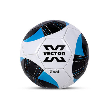 Vector X Goal Practice & Training Strong Glossy PVC Upper + SR Bladder Recreational Ball Soccer Football|Suitable for Soft & Wet Ground, Hard Ground with Grass - Size 5 (Pack of 1)