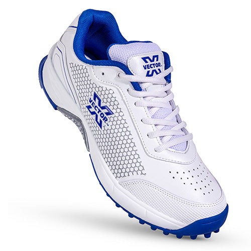 VECTOR X Hitter Cricket Rubber Spike Shoe With Embossed Upper Cricket Shoe For Men