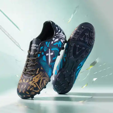 Vector X Fire Football Shoes for Men | TPU Stud Sole, Cushioned Footbed & Secure Heel Fit for Turf & Ground Play
