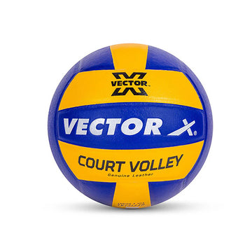 Vector X Court Volley 18 Panels Pu Pasted Volleyball - Size: 4(Pack of 1)