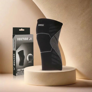 Vector X Knee Caps for Men & Women | Anti-Slip Knee Support Sleeve for Pain Relief, Gym, Running, Sports, Workout & Daily Joint Support