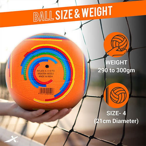 Vector X Glider Rubberized Moulded Volleyball for Indoor & Outdoor Pla