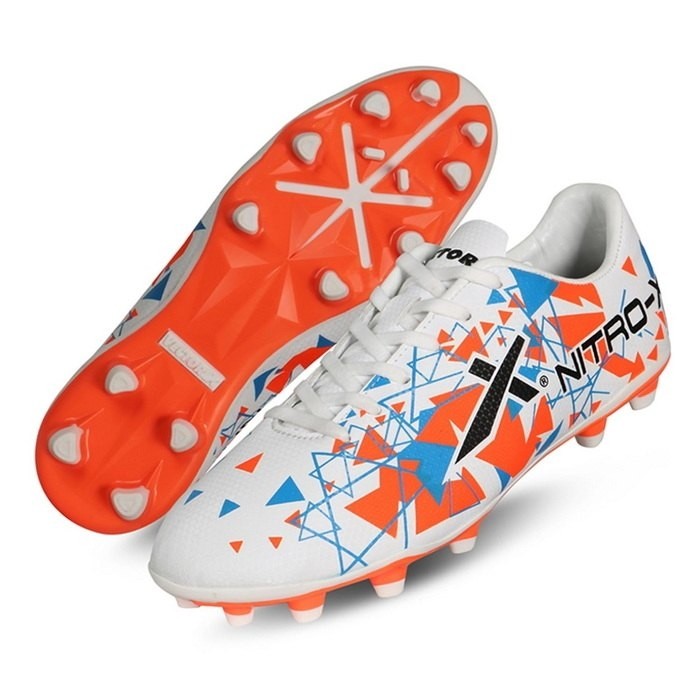Vector X Nitro-X Kids Football Shoe/Studs for Men/Sports and Athletic Footwear with Synthetic Leather Upper/Comfortable Soccer Shoe