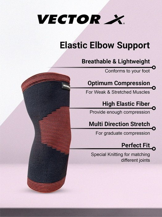 Vector X Unisex Elastic Elbow Support