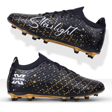 Vector X Starlight Men’s Elite Firm Ground Soccer Cleats Shoes – Primeknit Sock For Superior Grip, TPU Sole, 3D Texture TPU Fusing upper, Lightweight Football Boots