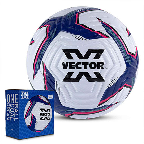 Vector X Elite NX Thermo Bonded Football Size 5 – Seamless PU Match Ba