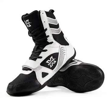 Vector X Pulse Weightlifting & Wrestling Shoes for Men | High-Ankle Gym, Powerlifting & Boxing Shoes | Non-Slip Rubber Sole, Breathable Mesh & Synthetic Upper