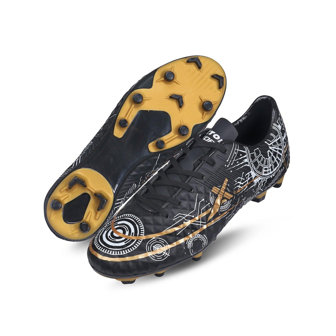 Vector X Hydra X Men’s Football Shoes with TPU Stud Sole & Synthetic Leather Upper | Lightweight Soccer Studs for Turf & Ground Play