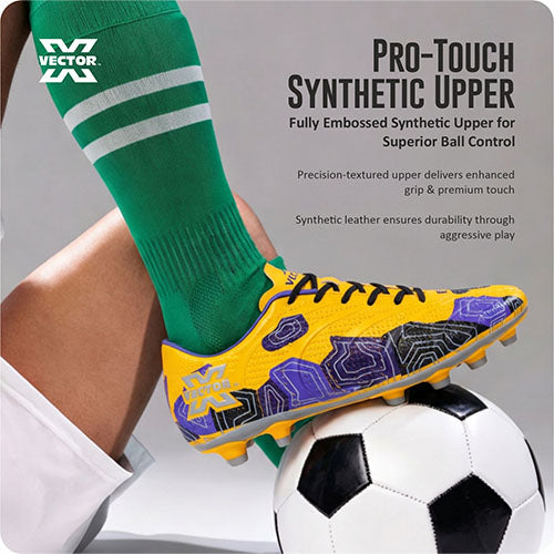 Vector X Breeze Pro Football Shoes for Men | Lightweight Soccer Studs