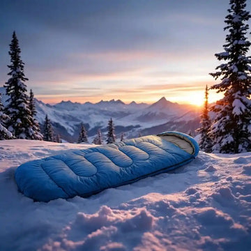 Vector X Lightweight Camping Sleeping Bag 180 x 75 cm | Water-Resistant Single Sleeping Bag for Trekking, Hiking, Travel & Outdoor Camping