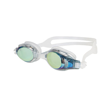 Viva Swimming Flash Swimming Goggle One Piece Silicone Mirror with Double Silicone Strap