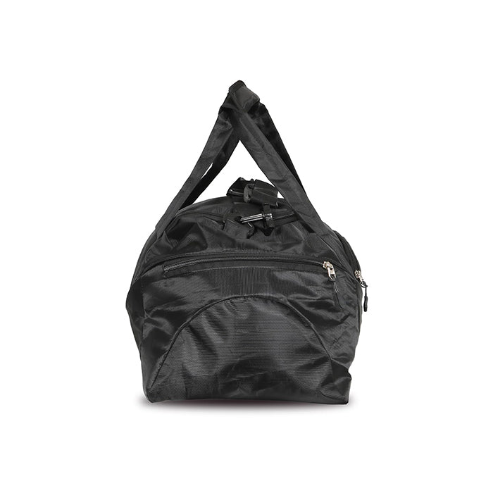 Vector X Calibre Polyester Material 43 Litre - Multi-Purpose Sports Team Kit|Gym Duffel Bag|Spacious Main Compartment|Fitness Travel Luggage Shoulder Bag -Adjustable Handles Strap (Black) Size 61 X 27 X 26 Cm