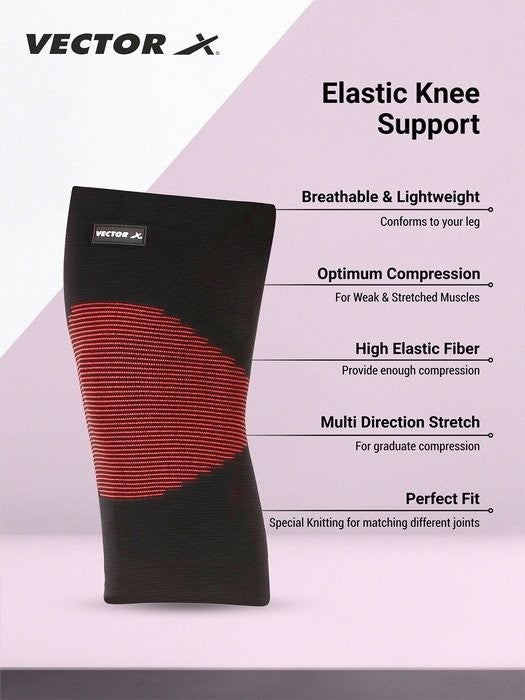 Vector X VNS-003 Unisex Elastic Knee Support