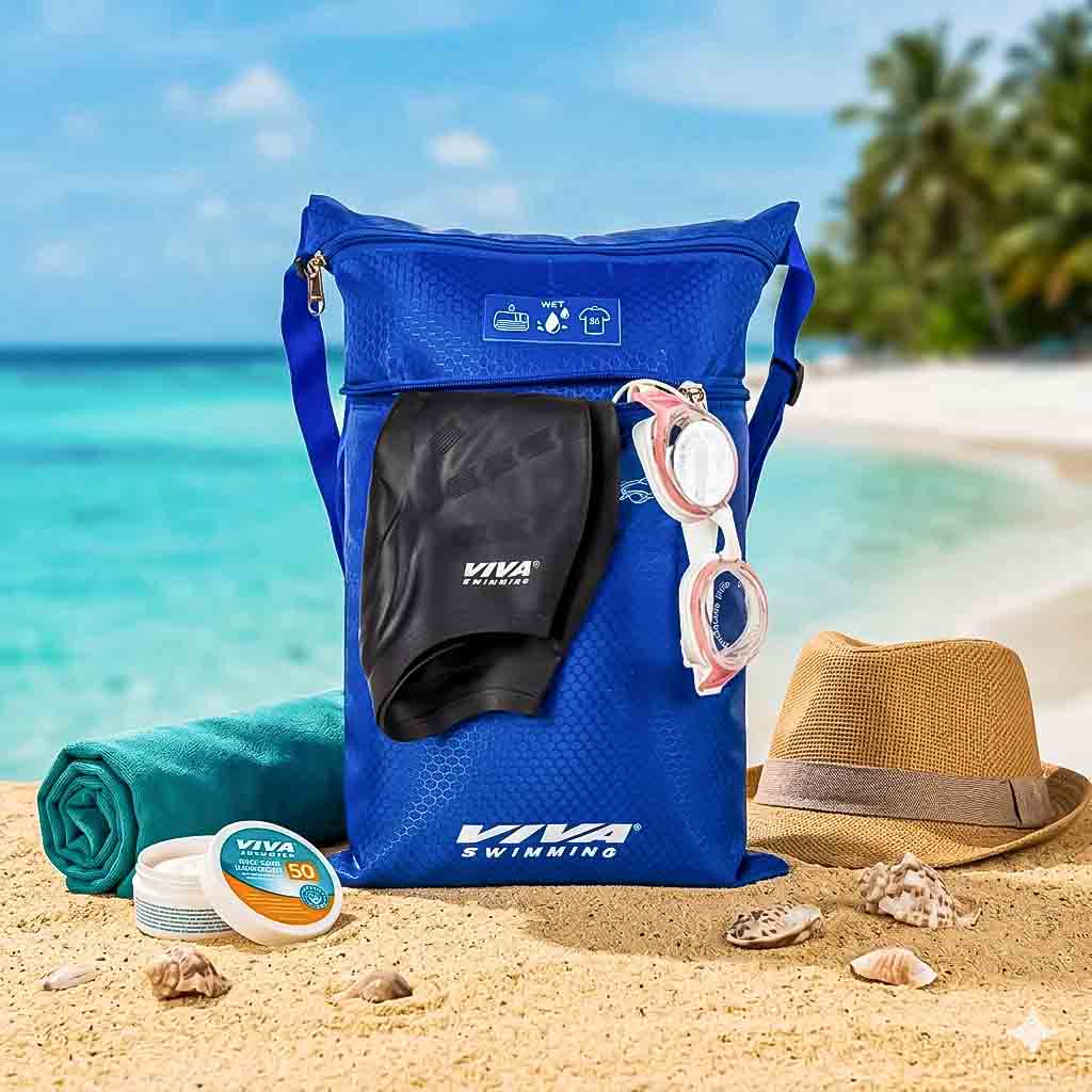 Viva AQUA PRO Drawstring Swimming Backpack with Wet & Dry Pocket