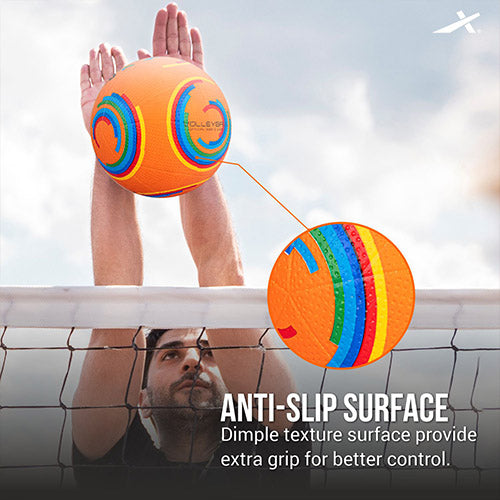 Vector X Glider Rubberized Moulded Volleyball for Indoor & Outdoor Pla
