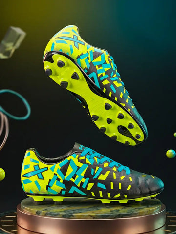 VECTOR X Acura Football Shoes for Men | Lightweight TPU Studs with Synthetic Leather Upper for Turf & Ground Play