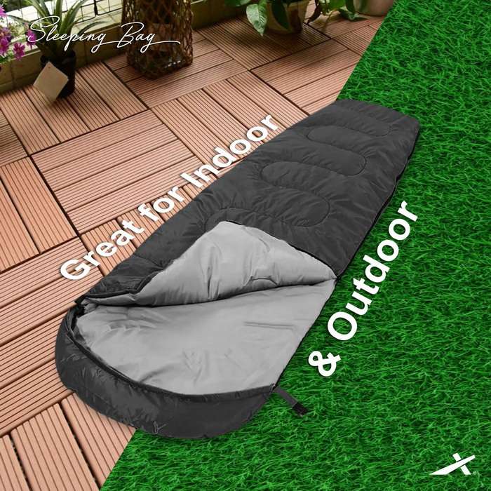 Vector X Lightweight Camping Sleeping Bag 180 x 75 cm | Water-Resistan