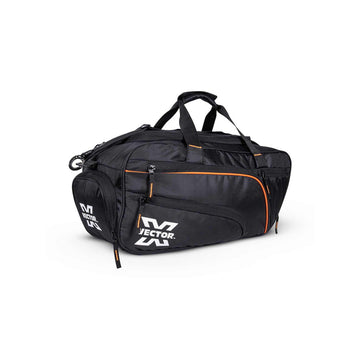 Vector X Titan Holdall Multi-Purpose Sports, Fitness Gym Kit Bag, 7 Spacious Compartments - Luggage Bag - Large Capacity Stylish/Lightweight Bag Black (25 * 25 * 56) cm