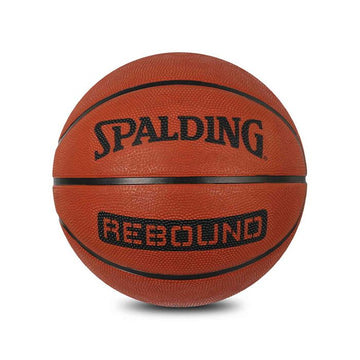 Spalding 8 Panel Rebound Rubber Moulded Indoor/Outdoor Basketball with Butyl Bladder, Suitable for Practice/Match/Training + Free Air Needle