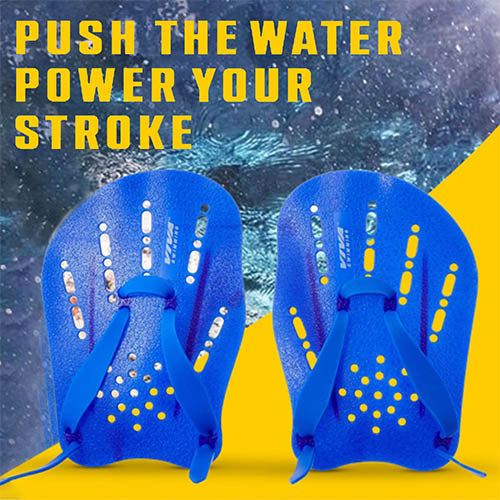 Viva Swimming HP-20 Hand Paddles with Adjustable Straps Swimming Fins|Water Sport Tools for Professional Swim Training Water Resistance Aqua Fit Gloves For Kids Boys Adults