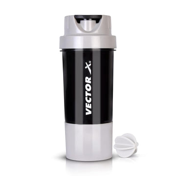 Vector X Thunder Steel Shaker Bottle For Protein Shake With Material Grade 0.5 Non Toxic 500 ml Shaker