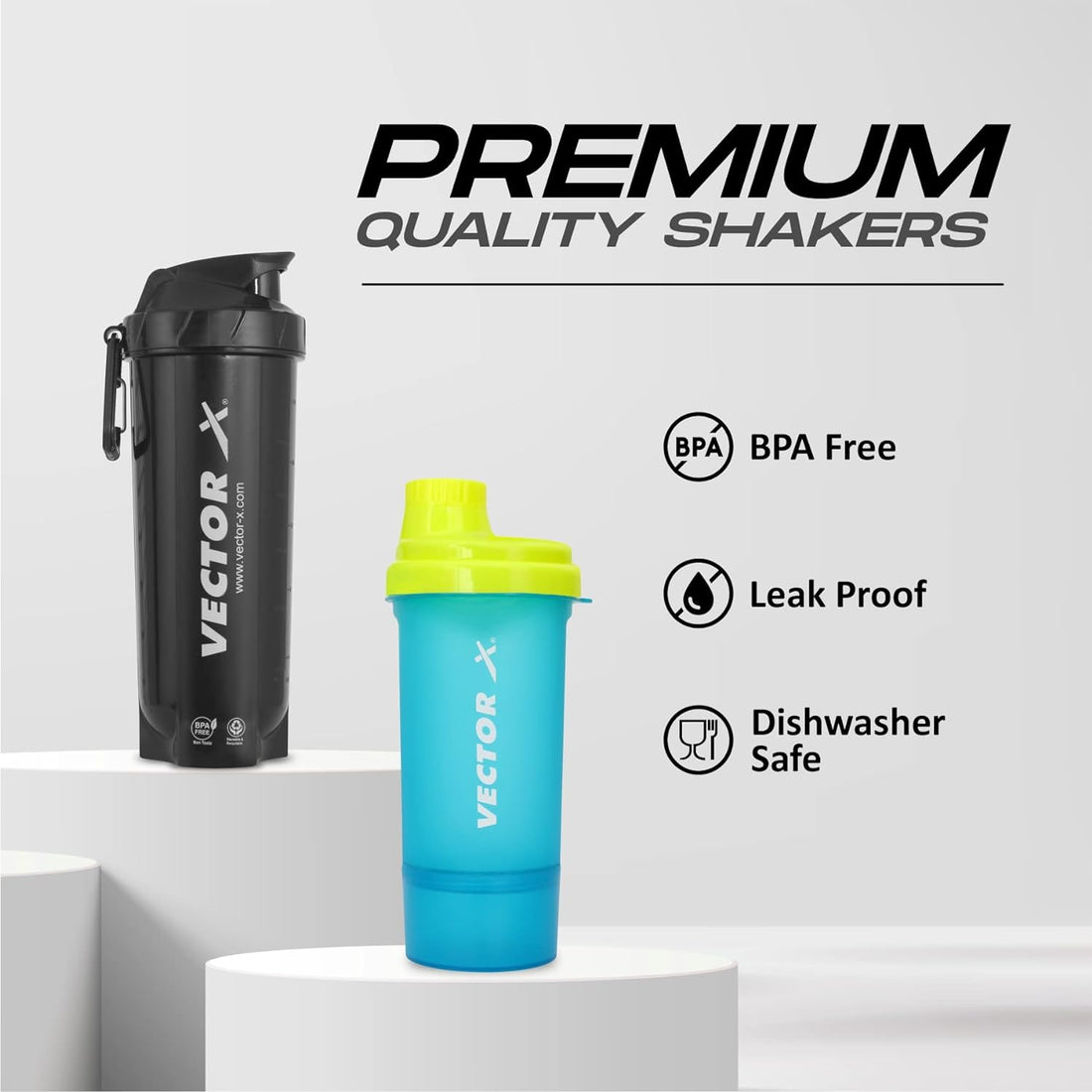 VECTOR X Energy Shaker & Super Shaker (Pack of 2)