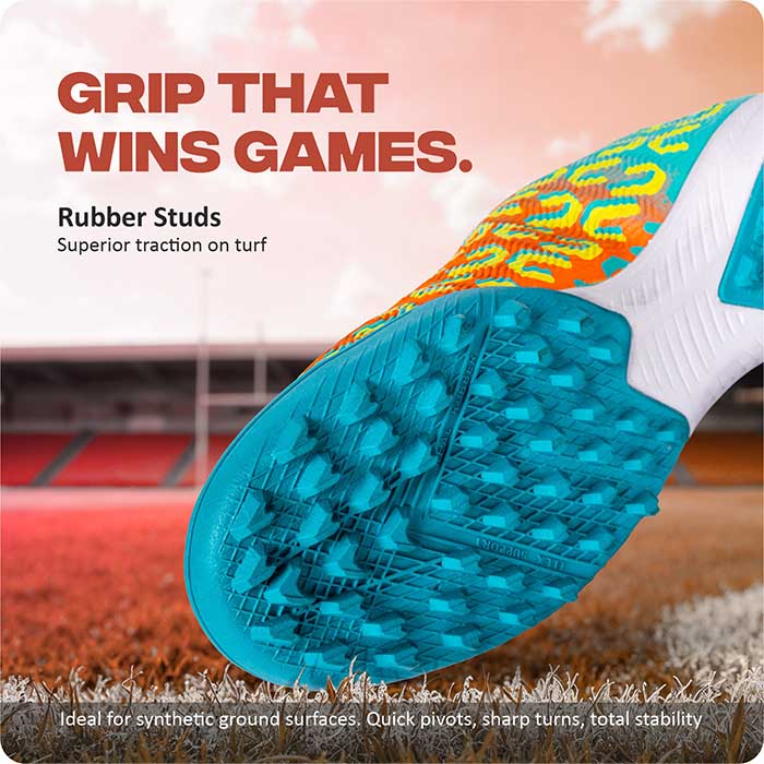 Vector X Rider PLus Unisex Futsal Soccer Cleats Shoes Lightweight Durable Indoor Court Sneaker Synthetic Upper + Rubber Outsole for superior grip|Football Boots for Men Women Adult Youth