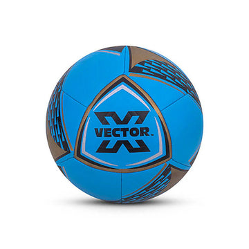 Vector X THRILL 16 Panel EMBOSSED TPU + SR Bladder Machine Stitched Ball|Ideal For Ground, Grass, & Artificial Turf Surface|Match|Training|Practice Soccer Football For Men, Adult, Boys above 15+ Age Size 5 