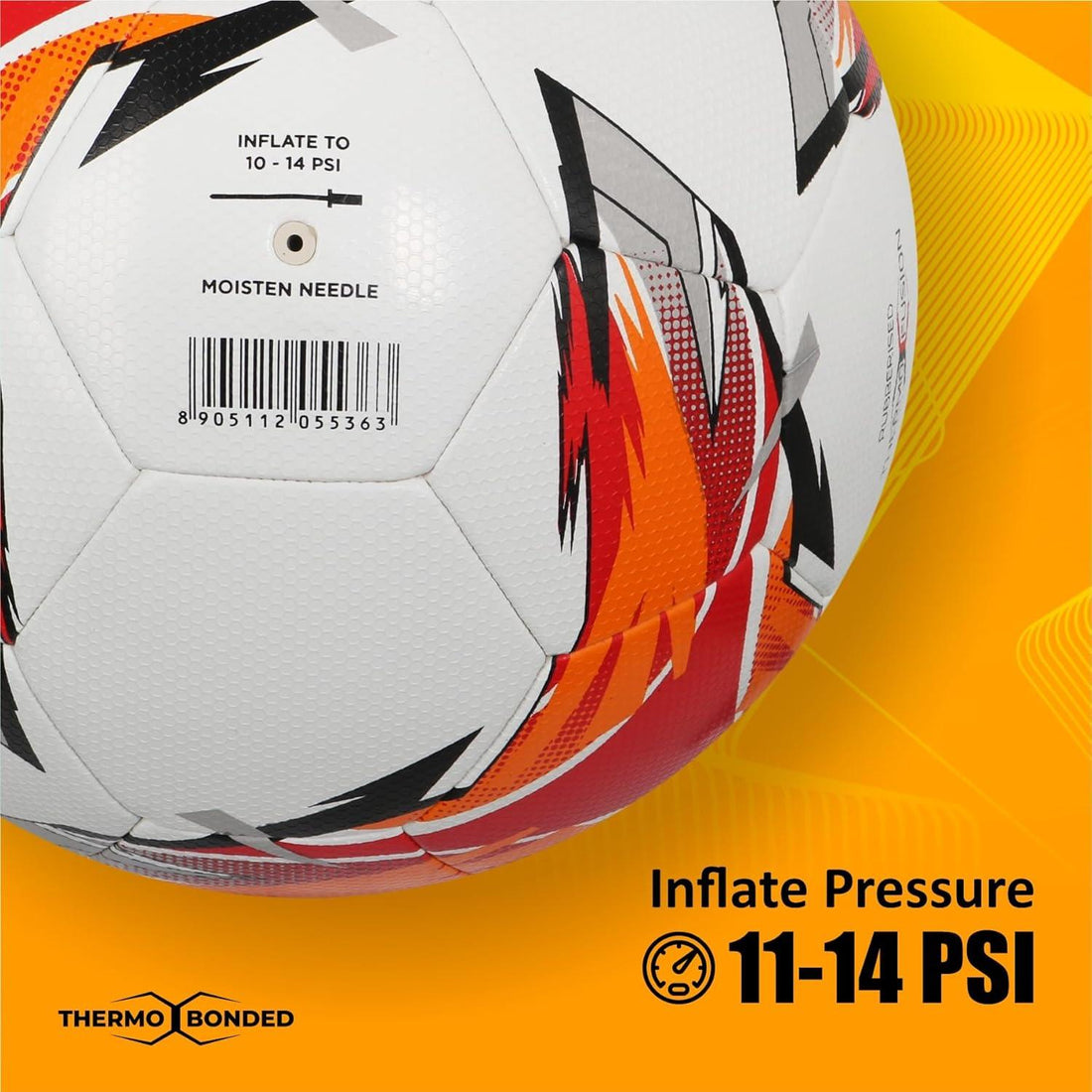 VECTOR X PANTHER Rubberized thermo Fusion FIFA BASIC CERTIFIED Football - Size: 5 (Pack of 1)