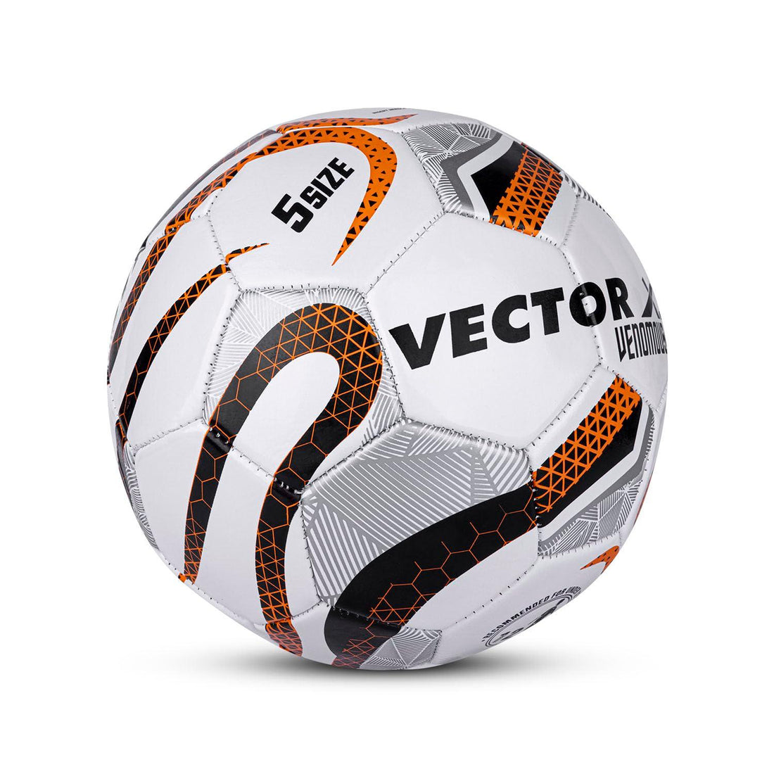 VECTOR X VENOMOUS Machine Stitched With Pump Football - Size: 5 (Pack of 1)