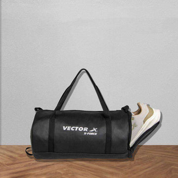 Vector X Leather Gym Bag Duffel Bag Shoulder Bag for Men and Women Carrying Gym Accessories