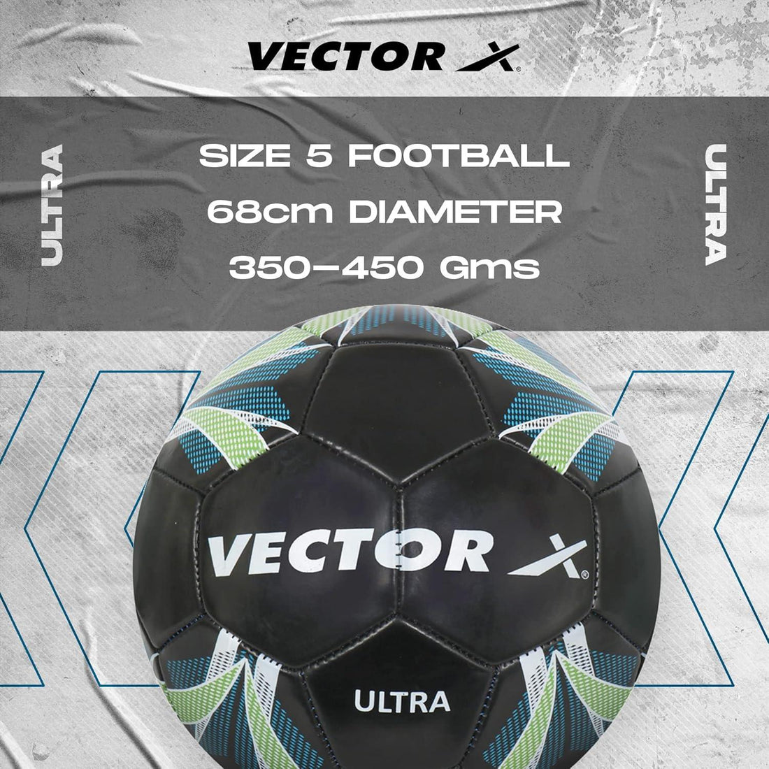 Vector X Ultra Machine Stitched Football - Size: 5 (Pack of 1)