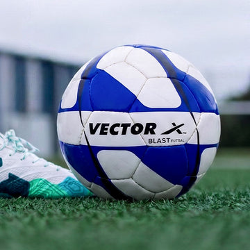 Vector X Blast Shiny PU Futsal Football Size 4 – Durable 32 Panel Indoor Match & Training Ball with Butyl Bladder