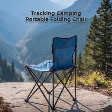 Vector X Portable Folding Chair Nylon Base Fabric with Arm Rest , Cup Holder with Carrying Bag for Camping Travelling Lawn Patio Fishing Garden Beach Picnic Outdoor Foldable Chair
