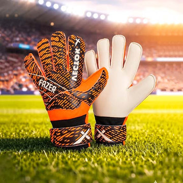 VECTOR X Fazer Goalkeeping Gloves for Football | High Grip Latex Palm | Finger Protection | Durable Training & Match Gloves for Men, Women & Youth