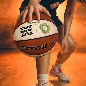 Vector X HG-100 Basketball BFI Official Ball, FIBA Level 1 Approved