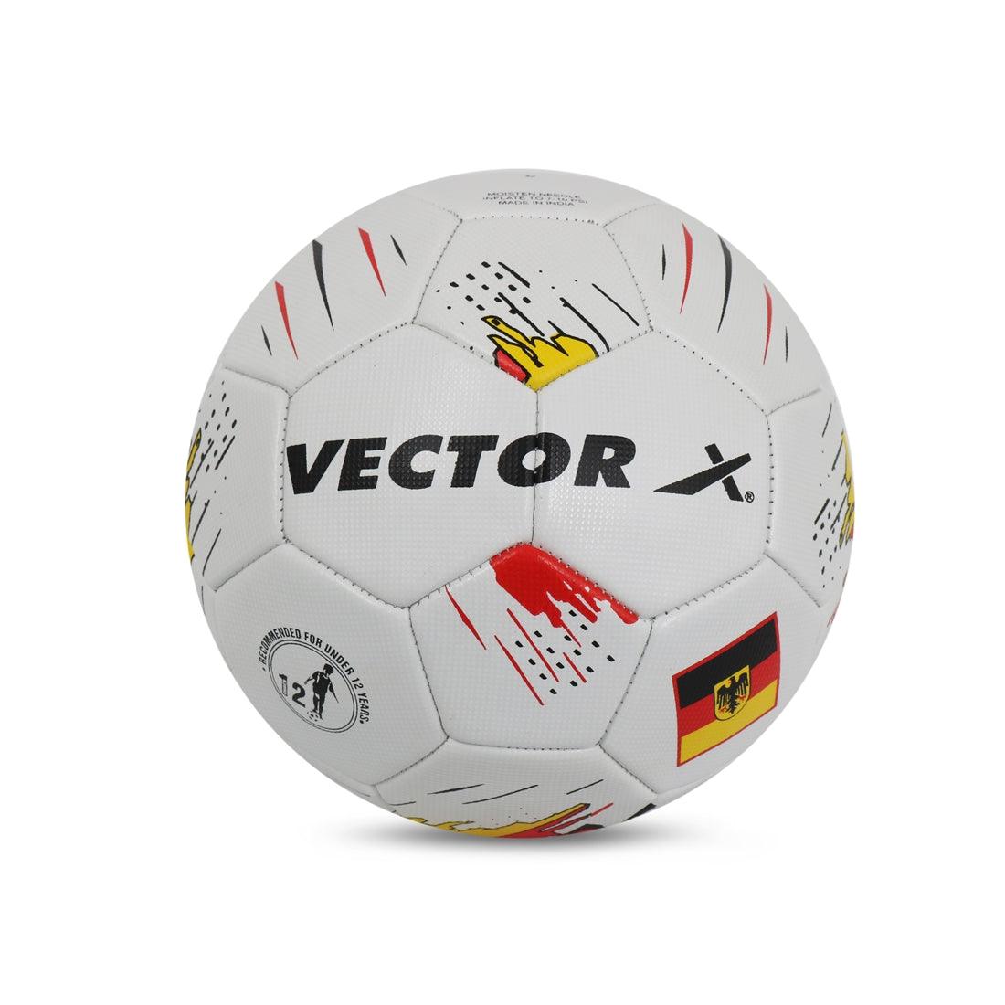VECTOR X Germany Machine Stitched Embose PVC Football - (Pack of 1)