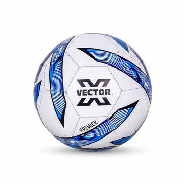 Vector X Premier Synthetic Rubberized Hand Stitched Indoor/Outdoor Water-Resistant Football with Latex Bladder, Suitable for Match and Training for Adults