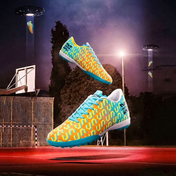 Vector X Rider Plus Futsal Football Shoes for Men & Women | Lightweight Indoor Turf Soccer Shoes with Rubber Grip Sole