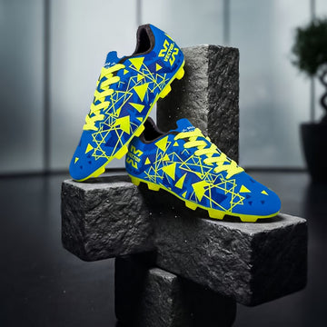 Vector X Nitrate Kids Football Shoes with TPU Stud Sole & Synthetic Leather Upper – Comfortable Soccer Studs for Training & Match Play