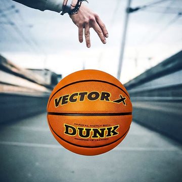 Vector X Dunk Premium PU Cover Professional Basketball with Free Air Needle