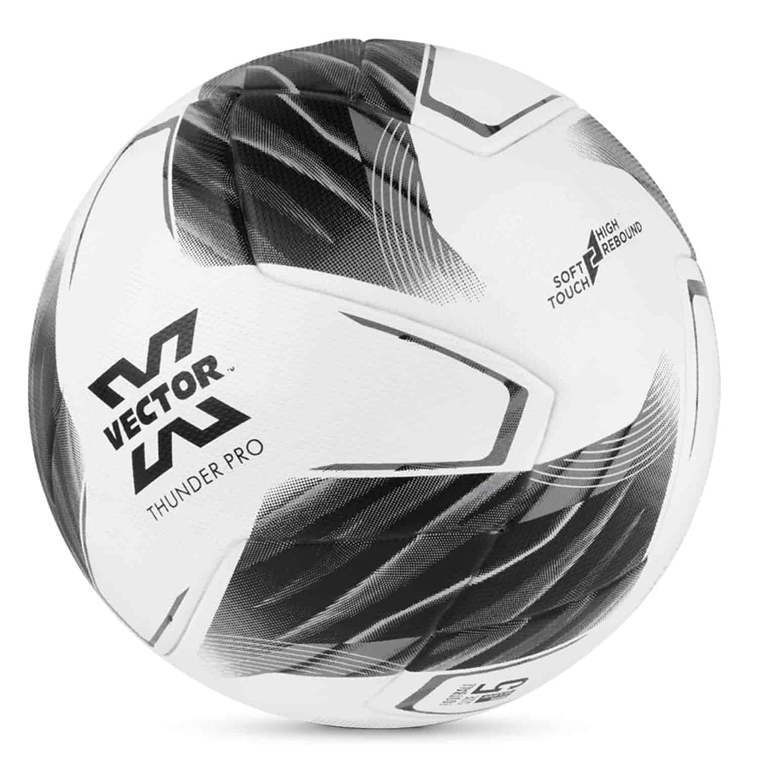 VECTOR X Thunder Pro Thermo Bonded FIFA Basic Football Size 5 | High Rebound Match & Training Soccer Ball with Seamless Construction