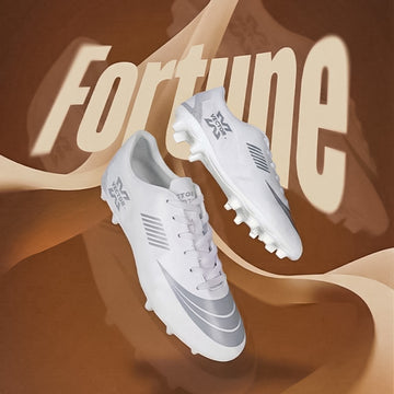 Vector X Fortune Premium Football Shoes for Men | Lightweight TPU Studs Football Boots for Turf & Ground Play