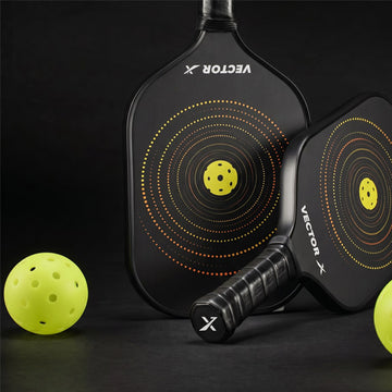 Vector X Graphite Pickleball Paddle 16mm Carbon Fiber Racket with Honeycomb Composite Core, Lightweight Durable Pickleball Bat for Training & Competitive Play